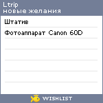 My Wishlist - ltrip