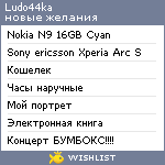 My Wishlist - ludo44ka