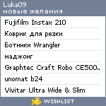 My Wishlist - luka09