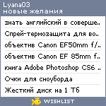 My Wishlist - lyana03