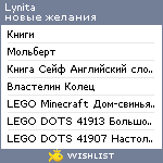 My Wishlist - lynita