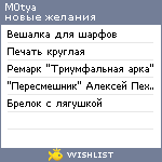 My Wishlist - m0tya