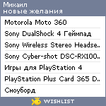 My Wishlist - m_usev