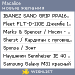 My Wishlist - macalice