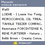 My Wishlist - macassic