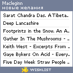 My Wishlist - macleginn