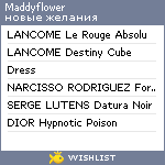 My Wishlist - maddyflower