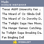 My Wishlist - madin