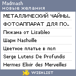 My Wishlist - madmash