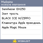 My Wishlist - madspine