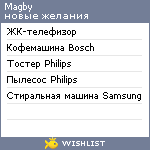 My Wishlist - magby