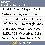 My Wishlist - maggy