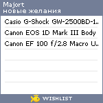 My Wishlist - majort