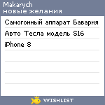 My Wishlist - makarych