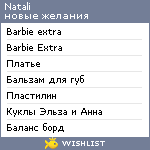 My Wishlist - malinovayanatali