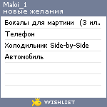 My Wishlist - maloi_1