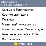 My Wishlist - mandarinika