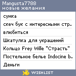 My Wishlist - mangusta7788