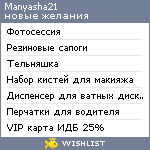 My Wishlist - manyasha21