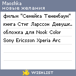 My Wishlist - maoshka