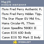 My Wishlist - mapji9i