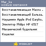 My Wishlist - mar_ka