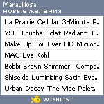 My Wishlist - maraviliosa