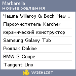 My Wishlist - marbarella