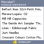 My Wishlist - marcela67