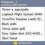 My Wishlist - margaret_t