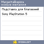 My Wishlist - margaritalikepizza