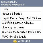 My Wishlist - margaritikkk