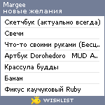 My Wishlist - margee