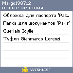 My Wishlist - margo198712