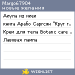 My Wishlist - margo67904