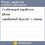 My Wishlist - margo_appletree