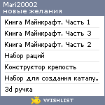 My Wishlist - mari20002