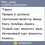 My Wishlist - mari_anzai