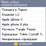 My Wishlist - maria_orlova