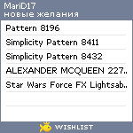 My Wishlist - marid17