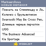 My Wishlist - marinaershova