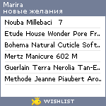 My Wishlist - marira