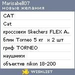 My Wishlist - marisabell07