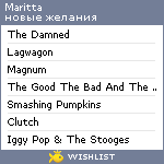 My Wishlist - maritta