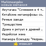 My Wishlist - markizneangelov