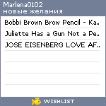My Wishlist - marlena0102