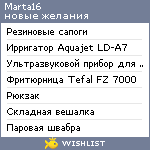 My Wishlist - marta16