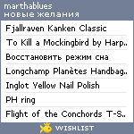 My Wishlist - marthablues