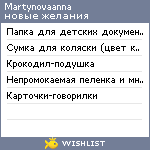 My Wishlist - martynovaanna