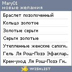 My Wishlist - mary01